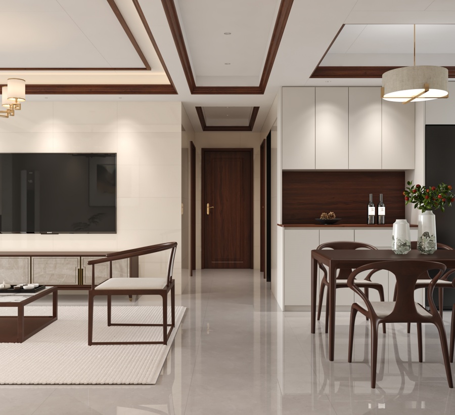 <b>绿地城-简约中式风格</b>