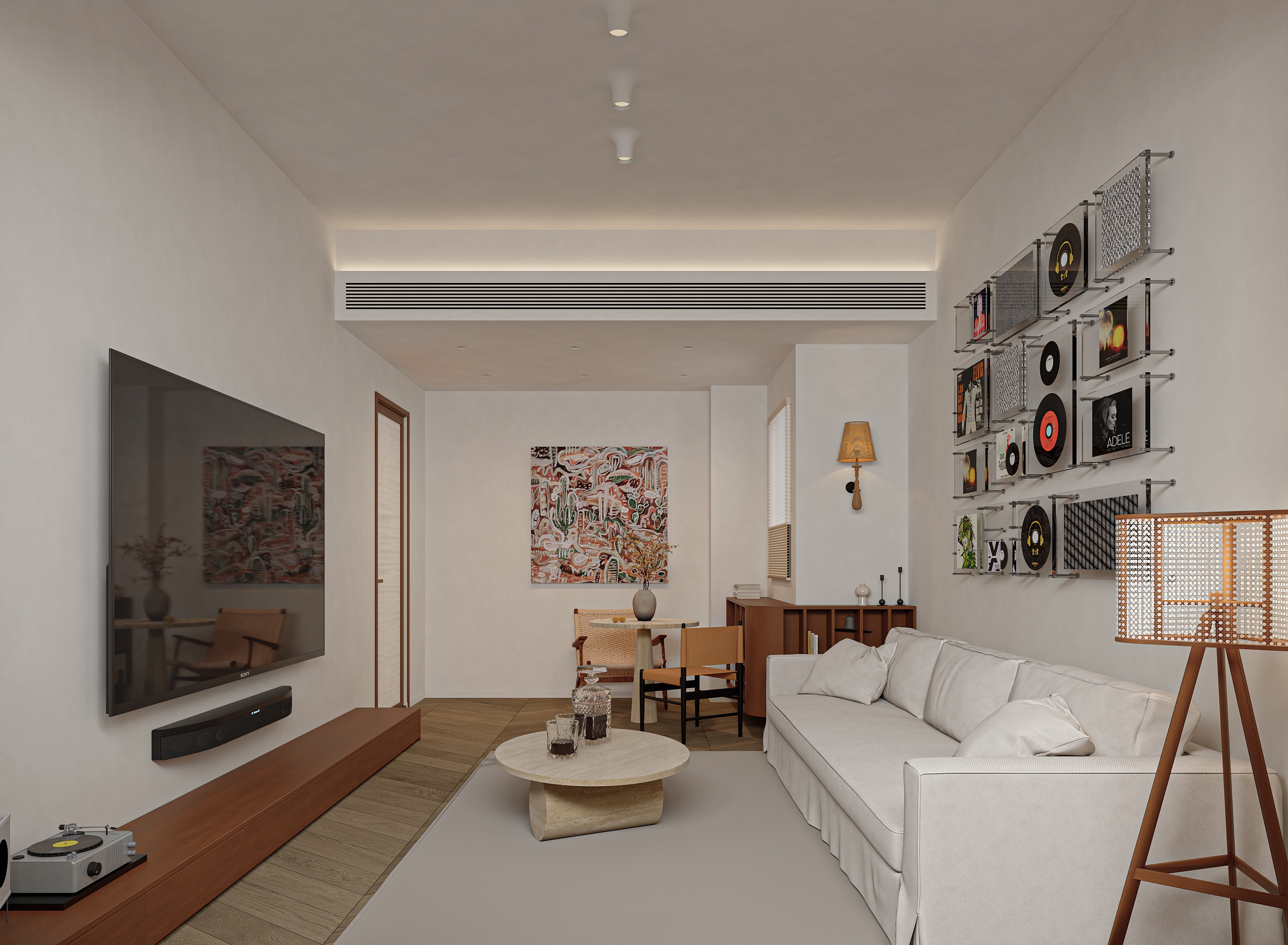 <b>万盛中央公馆-大平层-原木风-梁柏诚</b>